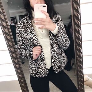 F21 Cheetah Print Blazer